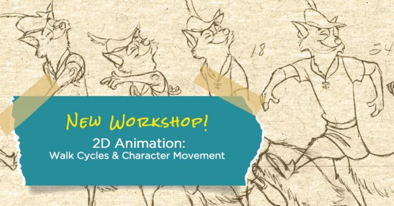 New 2D Animation Workshop: Walk Cycles & Character Movement