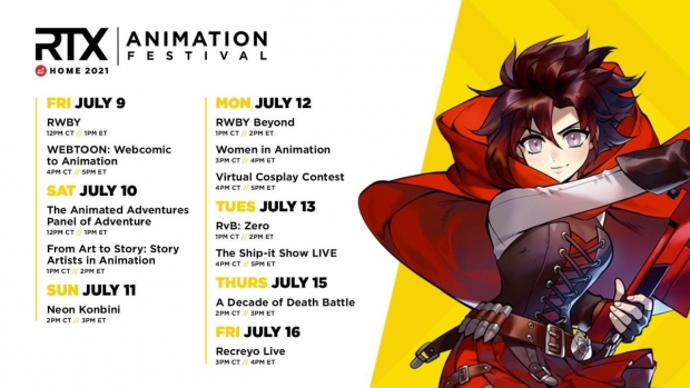 RTX at Home Animation Festival Announces Line-Up