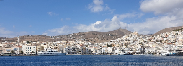 The beautiful town of Hermoupolis, Syros