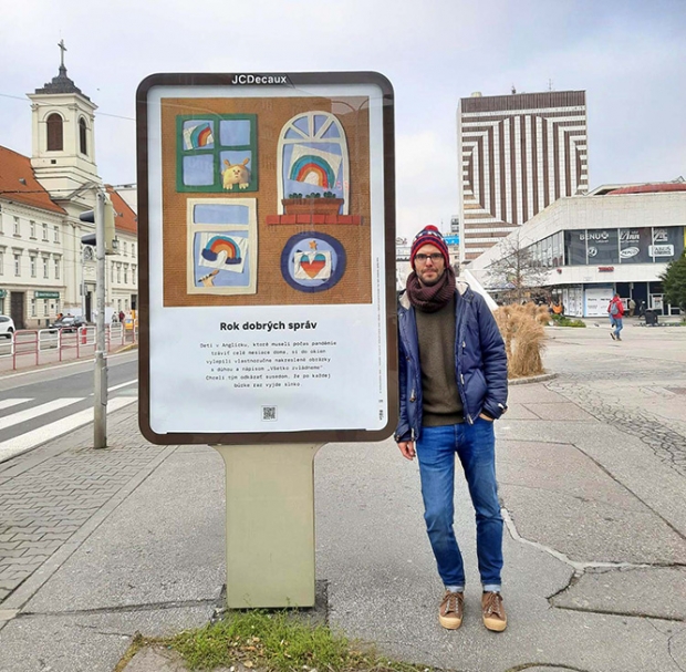 Martin spreading good news in Bratislava