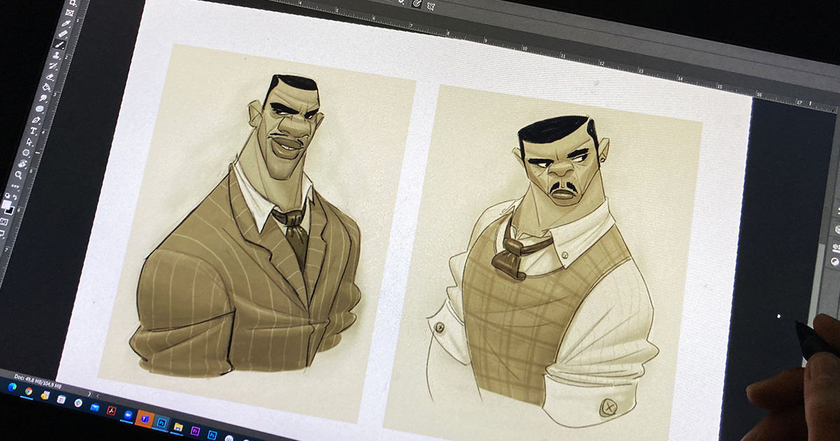 Early designs from Eduardo Gilsanz, based on photos from the 1920s